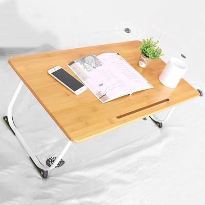 China (Size) Adjustable Overbed Table Laptop Desk Computer, Modern Computer Desk Study Table, Wooden Folding Computer Desk For Bed for sale