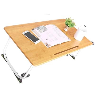 China Cheap Modern Foldable Laptop Table Folding Lap Desk (Height) Adjustable Easy Installation for sale