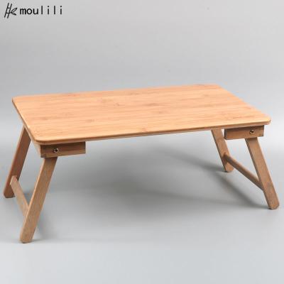 China Custom Folding Bamboo Sofa Laptop Desk Folding Bed Table (Height) Reliable Quality Adjustable for sale