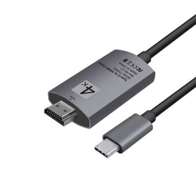 China Mobile Phone 4K 30Hz USB C Type C to 4K HDTV Cable HD Thunderbolt 3 Cable Adapter for Samsung Galaxy S10 Huawei P30 pro Xiaomi MacBook for sale