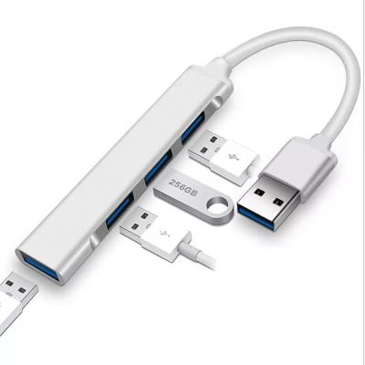 China Charging+Data Transfer USB 3.0 High Speed ​​Hub 4 Port Adapter Splitter External USB Extender Plug and Play for Laptop PC Computer Accessories for sale