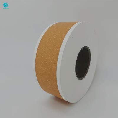 China 36gsm Cigarette Raw Materials Anticurl Tipping Paper With Hot Stamping Line Gold Pack Paper for sale