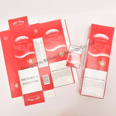 China Customized moisture proof white paper cardboard cigarette light box for cigarette packaging for sale