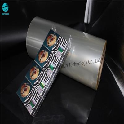 China Moisture Proof Clear Thermal Bopp Transparent Film For Cigarette Packaging for sale