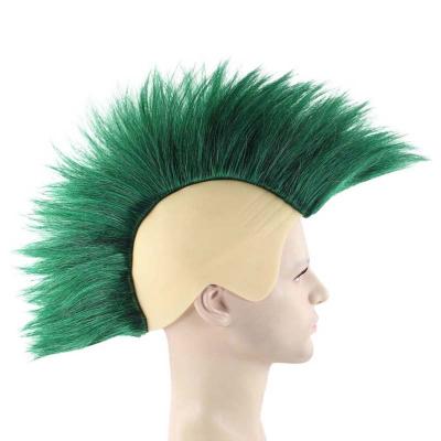 China Direct Mohawk Hair Wig Rainbow Football Wig W1387 Punk Mohawk Wig for sale