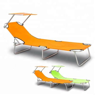 China Fishing Chair Factory Direct Sale Folding Beach Bed Sun Reclining Sofa for sale