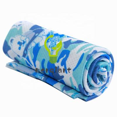 China QUICK DRY Breathable Cool Cool Camouflage Soft Ice Fashion Cooling Towel for sale