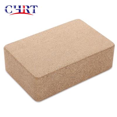 China Multilateral Octagon Brick Yoga Block Cork Yoga Block High Density Dance Bodybuilding CHRT Fitness Roller High Quality Natural Exercise for sale