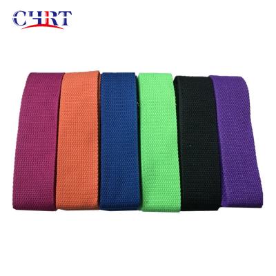 China CHRT Durable Women Stretch Strap Multi-Colors D-Clip Belt Exercise Gym Rope Waist Figure Leg Stretch Belt for sale