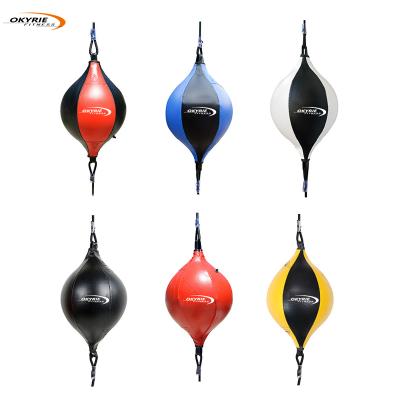 China Speed ​​Training OkyRie PU Leather Speedball Punching Ball Kit Double End Bag Boxing Speedball Speed ​​Gripping Speed ​​Boxing Reflex Bag for sale