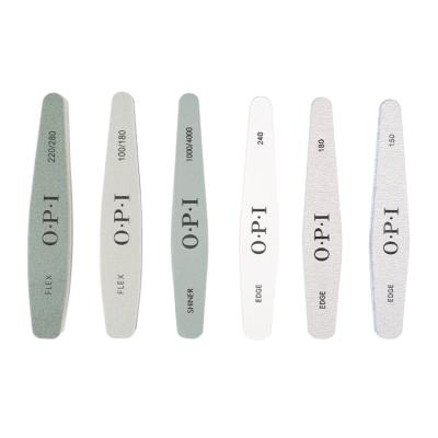 China Manicure Emery Board Wood Nail File Professional Custom Made 80/100/150/180/240 Double Side Logo Nail File Set for sale