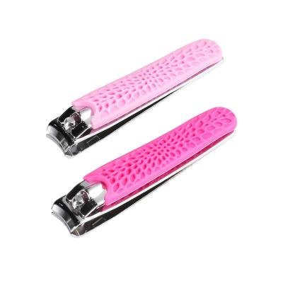 China Portable 2pcs Toenail Finger Nail Clippers Customized OEM Stainless Steel Toenail Clipper Reusable Finger Cutter for sale