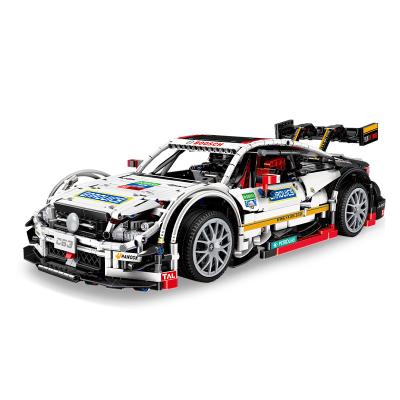 China 1:8 Construction Toy New Arrival C63 Amg Racing Roadster Model DIY Technic Car Building Block Toys Set for sale