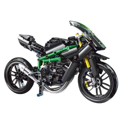 China Super Static Version Assembly Toy Construction Bricks DIY Building Blocks Set Building Toy The H2R Motorcycle Model for sale