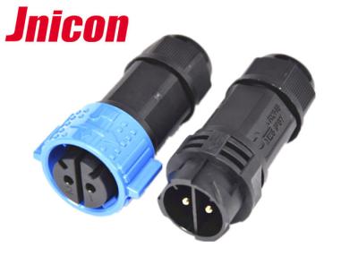 China 2 conector de poder de la prenda impermeable del Pin 40A, conector de poder del tabique hermético de M25 IP67 en venta