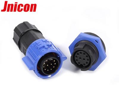 China Conector de 12 del Pin datos de la prenda impermeable, conector impermeable del soporte del panel en venta