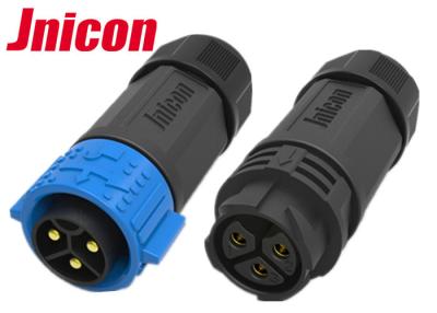 China Cable para telegrafiar la fijación hembra-varón impermeable del empuje del Pin del conector M25 3 en venta