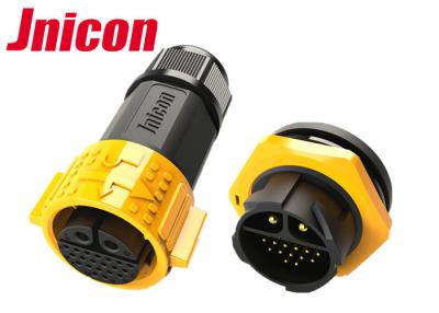 China Conectores impermeables combinados datos del poder LED, conector circular de Ethernet de 20 Pin en venta