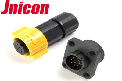 China Super Stable Waterproof Data Connector , Jnicon Waterproof Connector 8 Pin for sale