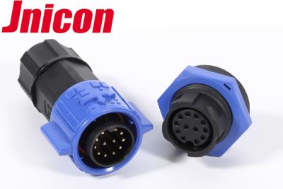 China Conector impermeable IP67 de 12 datos del Pin/fijación de tornillo de IP68 M19 conectando en venta