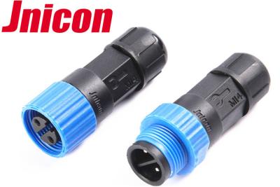 China Travamento de parafuso masculino impermeável do conector fêmea IP68 do Pin M15 2 para luzes de rua à venda