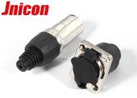 China Conector RJ45 à prova d'água de Jnicon com o tampão de poeira para o armário do diodo emissor de luz dos ethernet à venda