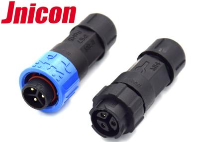 China Conector de poder circular del Pin de Jnicon 10A 3, fijación hembra-varón del empuje del conector de poder M16 en venta