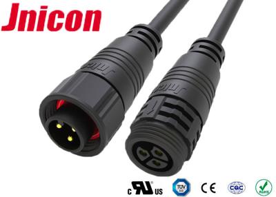 China Conectores pin hembra-varón moldeados cable de los conectores de la prenda impermeable M19 20A 3 en venta