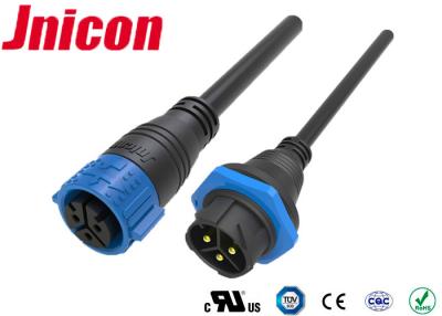 China Tres cable moldeado IP67 del poder del Pin conectores impermeables de gran intensidad para los equipos eléctricos en venta