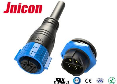 China uno mismo del Pin del conector de cable de la prenda impermeable de los datos de 30A DC IP67 20 que cierra la estructura multifilar en venta