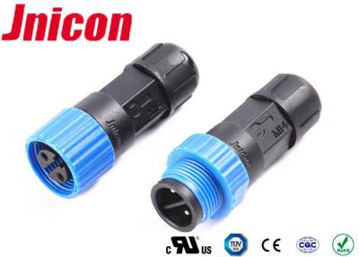 China Conector femenino 0,3 del enchufe del Pin IP68 del varón 2 - curso de la vida largo de la gama del cable 1.5mm2 en venta