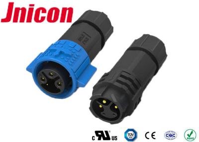 China Silicone Seal 20A IP67 PA66 2 Pin Waterproof Connector 300VAC for sale