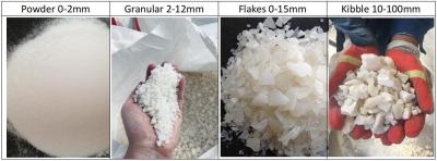 China 10043-01-3 Iron Free Aluminum Sulfate Powder Granular Flakes Kibble For Sewage Treatment for sale