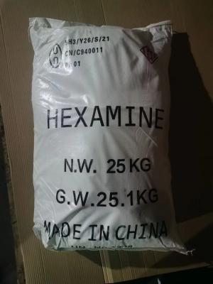 中国 産業99ヘキサミンの粉のMethenamine C6H12N4 Urotropineのプラスチック治癒代理店 販売のため