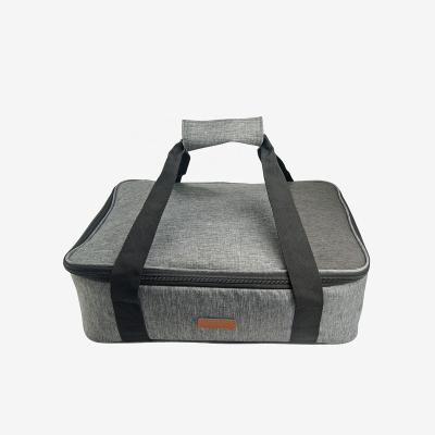 China Hot Selling Waterproof Insulated Tote Cooler Lunch Bag Outdoor Polyester Lunch Cooler Bag for sale