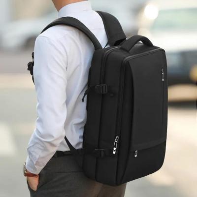 China Durable Polyester Anti Theft Water Resistant College School Business Computer Bag Travel Laptop Backpack Laptop Bag for sale