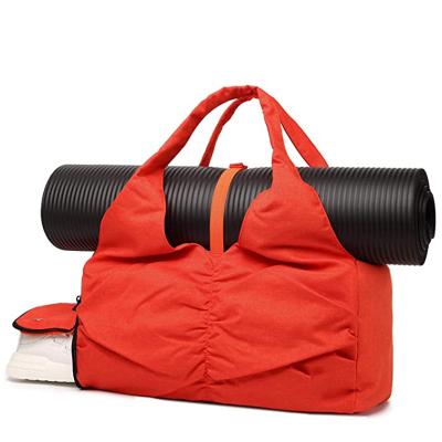 China Outdoor Trave Women Dry Wet Go Multifunctional Sports Bag Fitness Training Yoga Duffel Bag for sale