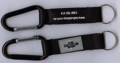 China 1-8mm Stärke Aluminium-Carabiner-Schlüsselanhänger mit dem Kunden-Logo annehmbar zu verkaufen