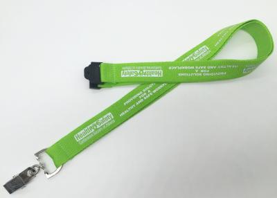 China Cor verde-clara das correias da correia chave personalizada/tela de seda para eventos à venda