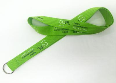 China Polyester / Nylon / Bamboo Custom Single Lanyard For School Id  for sale