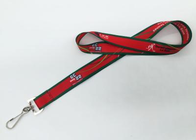 China Custom Printed Dye Sublimation Lanyards , Wonderful Polyester Identification Lanyards for sale