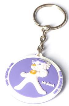 중국 다색 연약한 관례 Pvc Keychains의 Keychains 주문 플라스틱 다른 모양 판매용