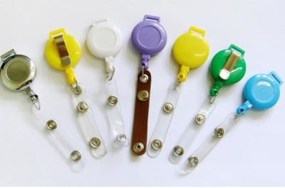 China Eco Friendly Carabiner Retractable Badge Holder With Abs Material for sale