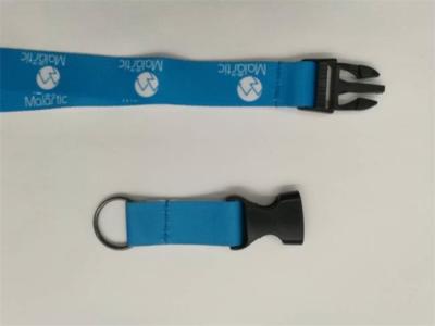 China Heat Transfer Printing Custom Polyester Lanyards With Plastic Release Buckle Accessories à venda