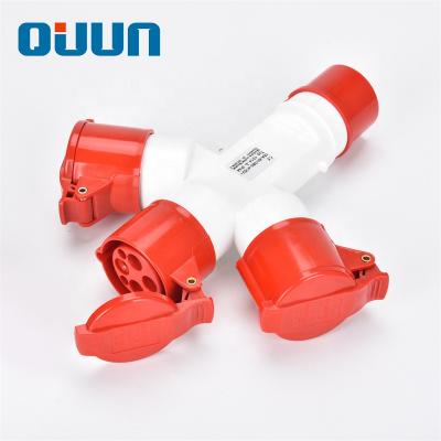 China 16amp 3pin 3 Industrial Way 1014 Multi Socket and Socket for sale