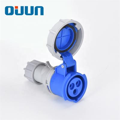 China Power Ampare 3Pin 16 220v Plug And Socket Nylon Material Connection for sale