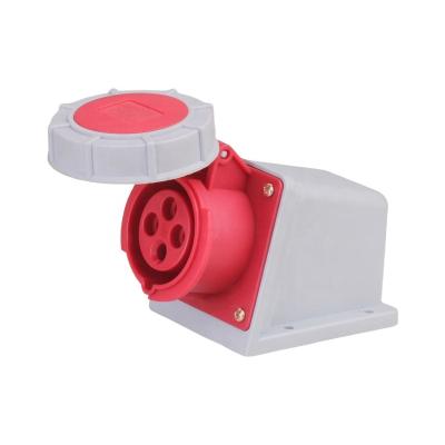 China PA66 32A 4P Industrial Waterproof Industrial Socket for sale