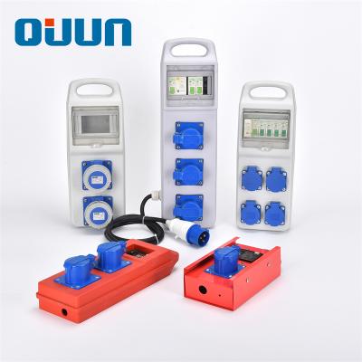 China Industrial Marketing Promotional Red Iron Industrial Socket Box With Switch And Socket for sale