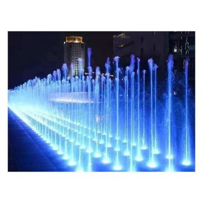 China NEW DESIGN Modern Freestanding Outdoor Interactive Water Dancing Dry Floor Deck Music Fountain For Plaza Mall for sale