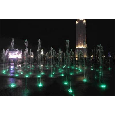 China Good Quality Modern Outdoor Material Floor Water Fountain Platform Music Dancing Fountain Dry Spouts for sale